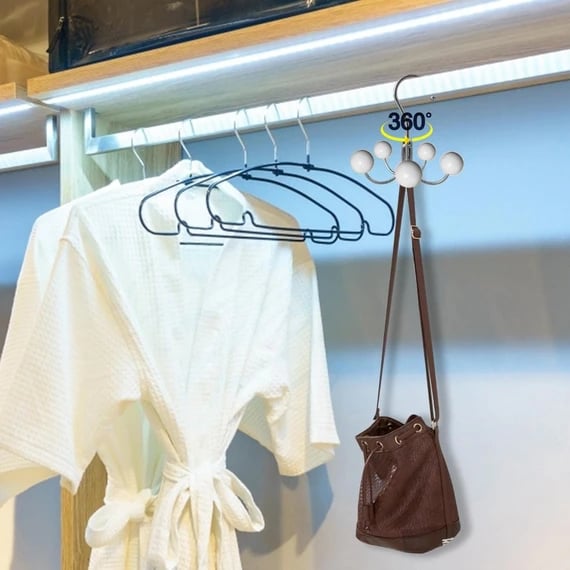 Wardrobe 360° Rotatable Multifunctional Hanger