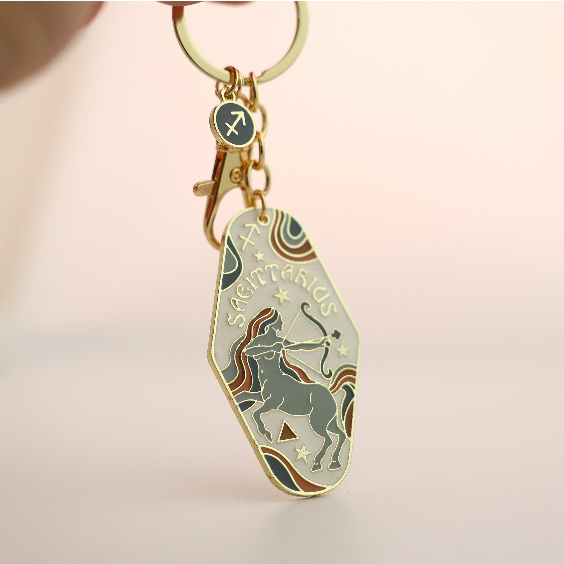 🔮✨Vintage Illustrated Zodiac Keychain