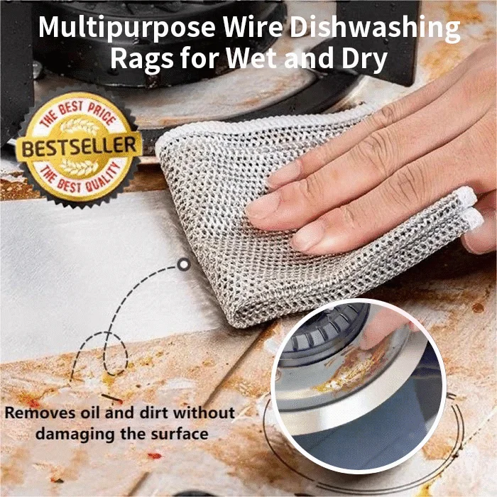 🔥NEW YEAR HOT SALE 49% OFF🔥Multipurpose Wire Miracle Cleaning Cloths