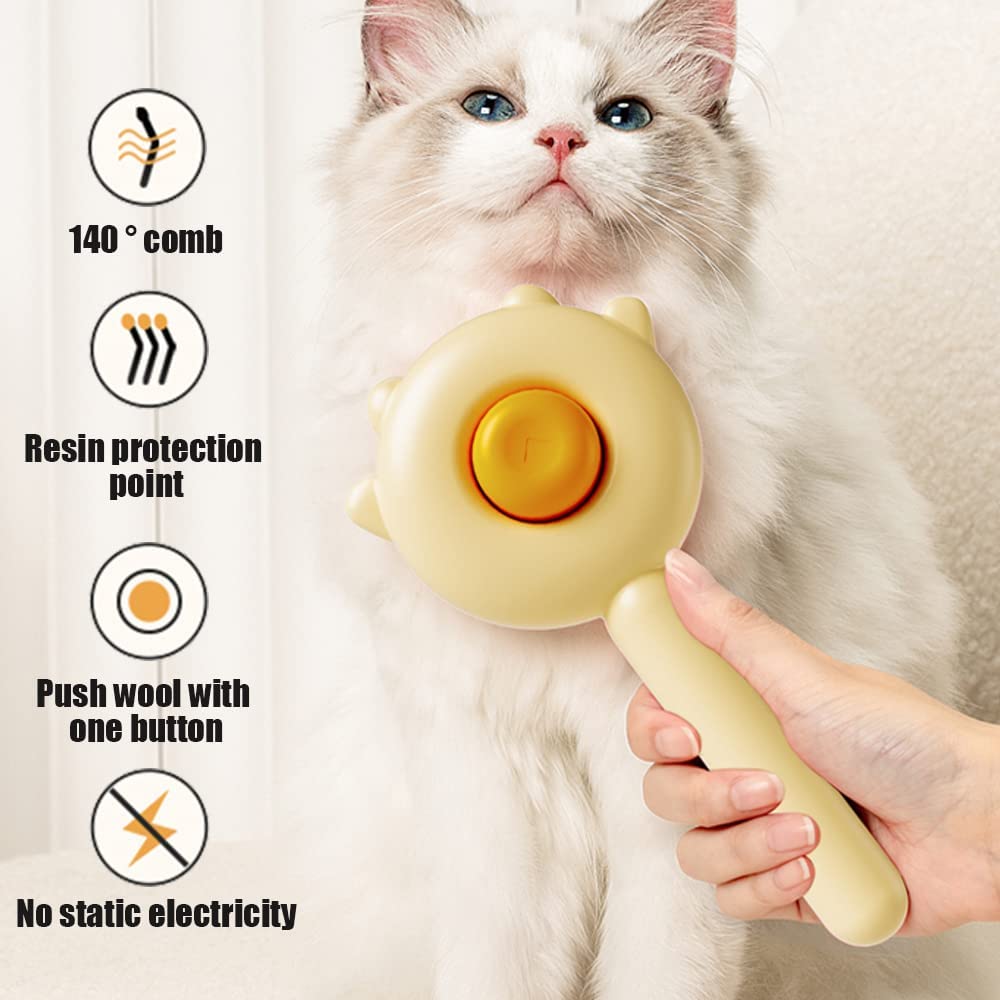 😸Knot-removing and floating hair comb for cats and dogs