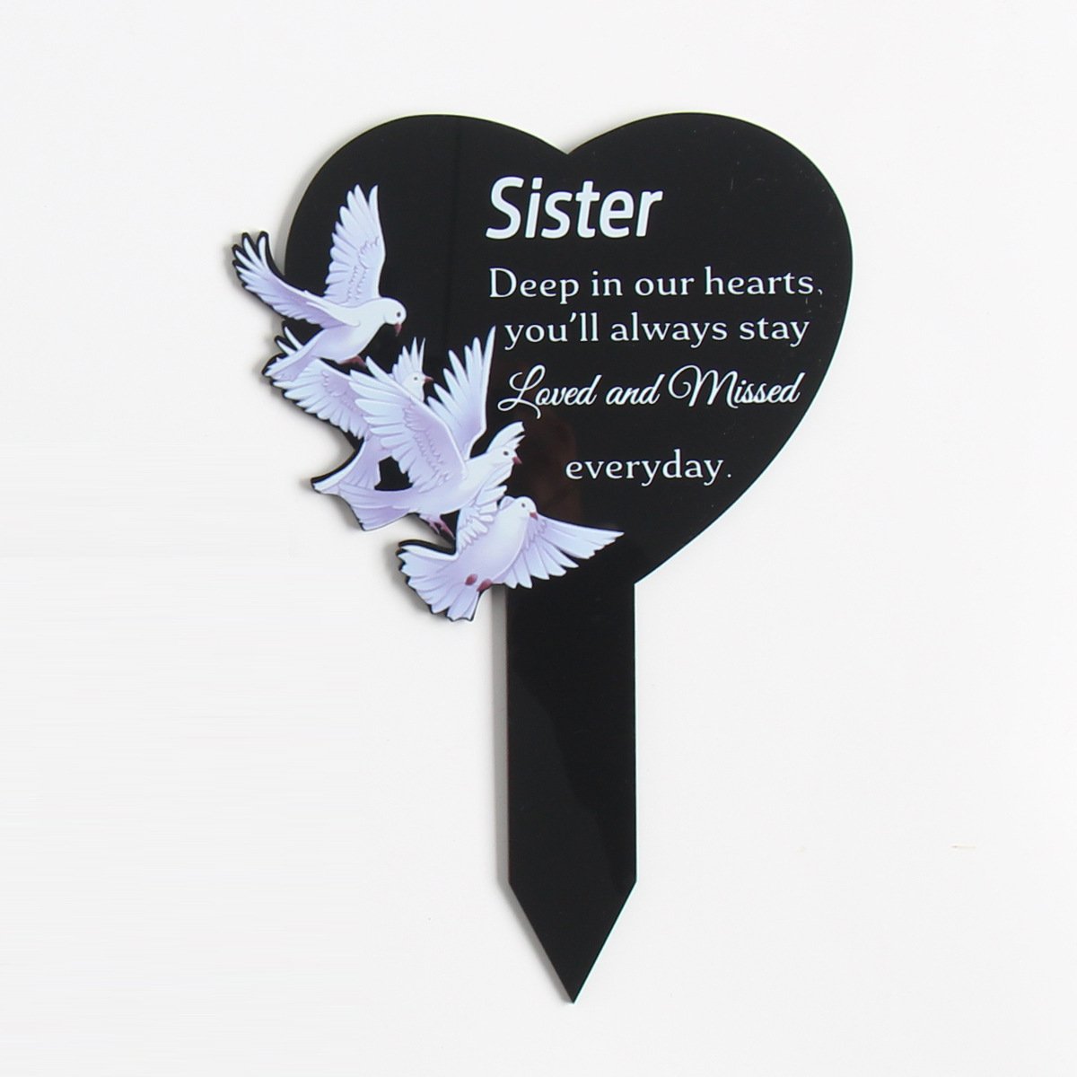 💖Eternal Heart Memorial Plaque