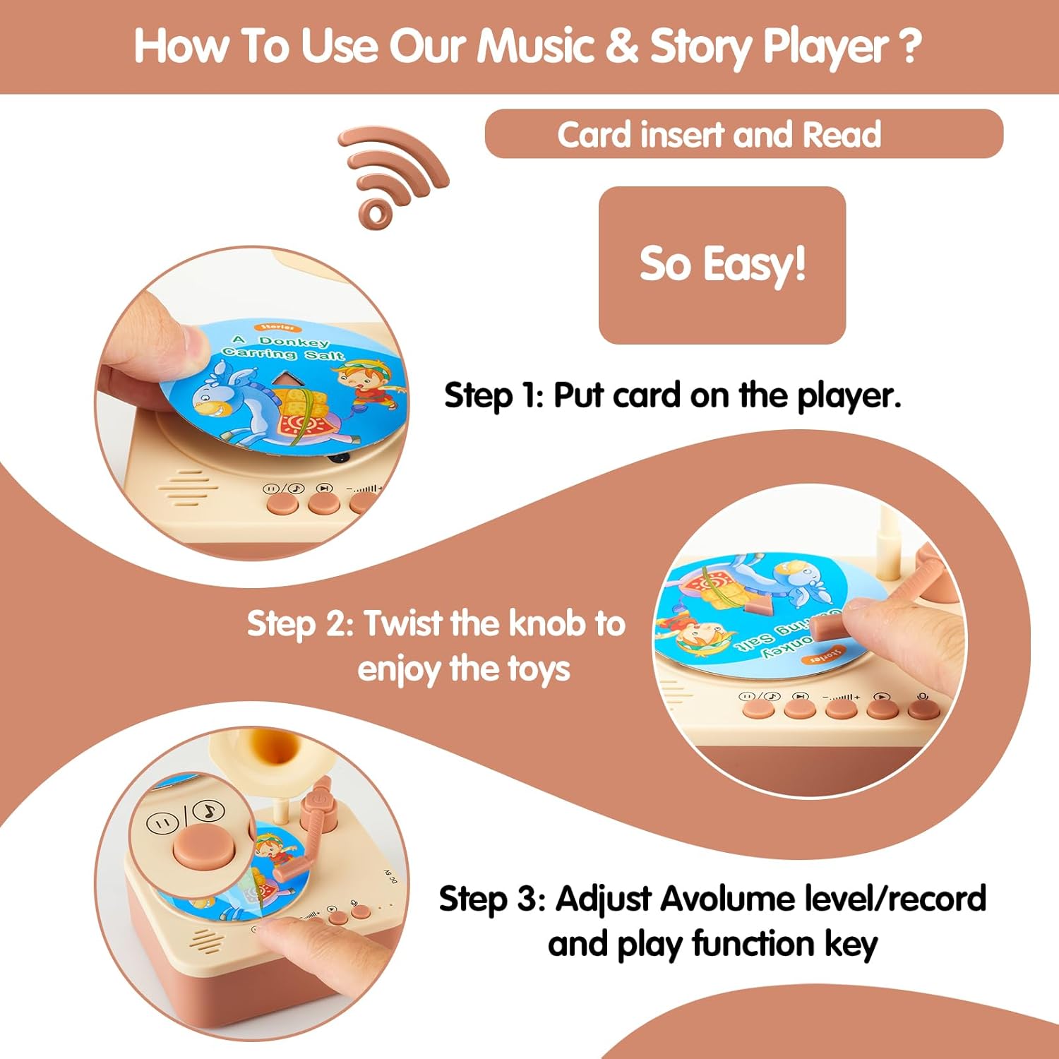 🎶Kids Phonograph with 99 Cards💿Limited time offer 45% off📻