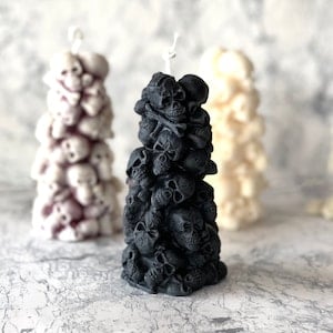 💀🕯️Skull Head Mountain Candles-Halloween Decoration Special Gift