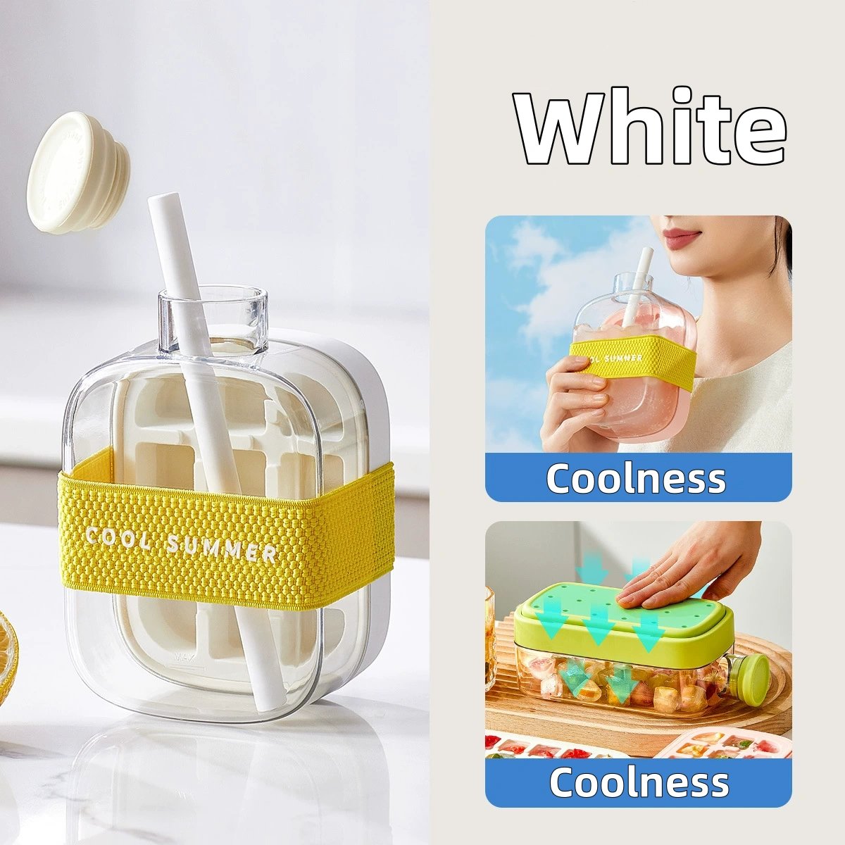 🧊Creative Ice Cube Maker with Portable Kettle – Cool Your Life!