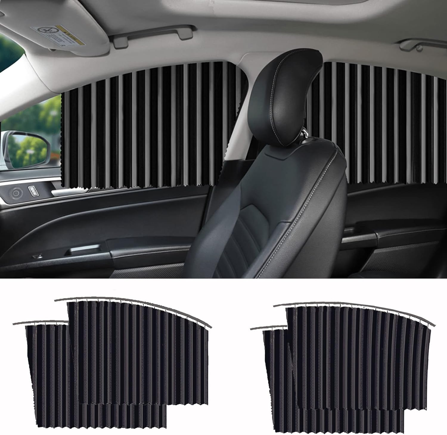 49% OFF🔥Universal Fit Magnetic Car Side Window Privacy Sunshade