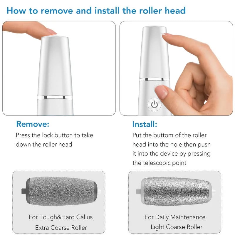 Sonic™ Pro Electric Feet Callus Remover