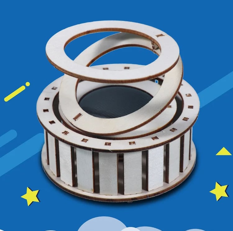 Science and Technology Small Production Solar Double Ring Science Experiment Teaching DIY