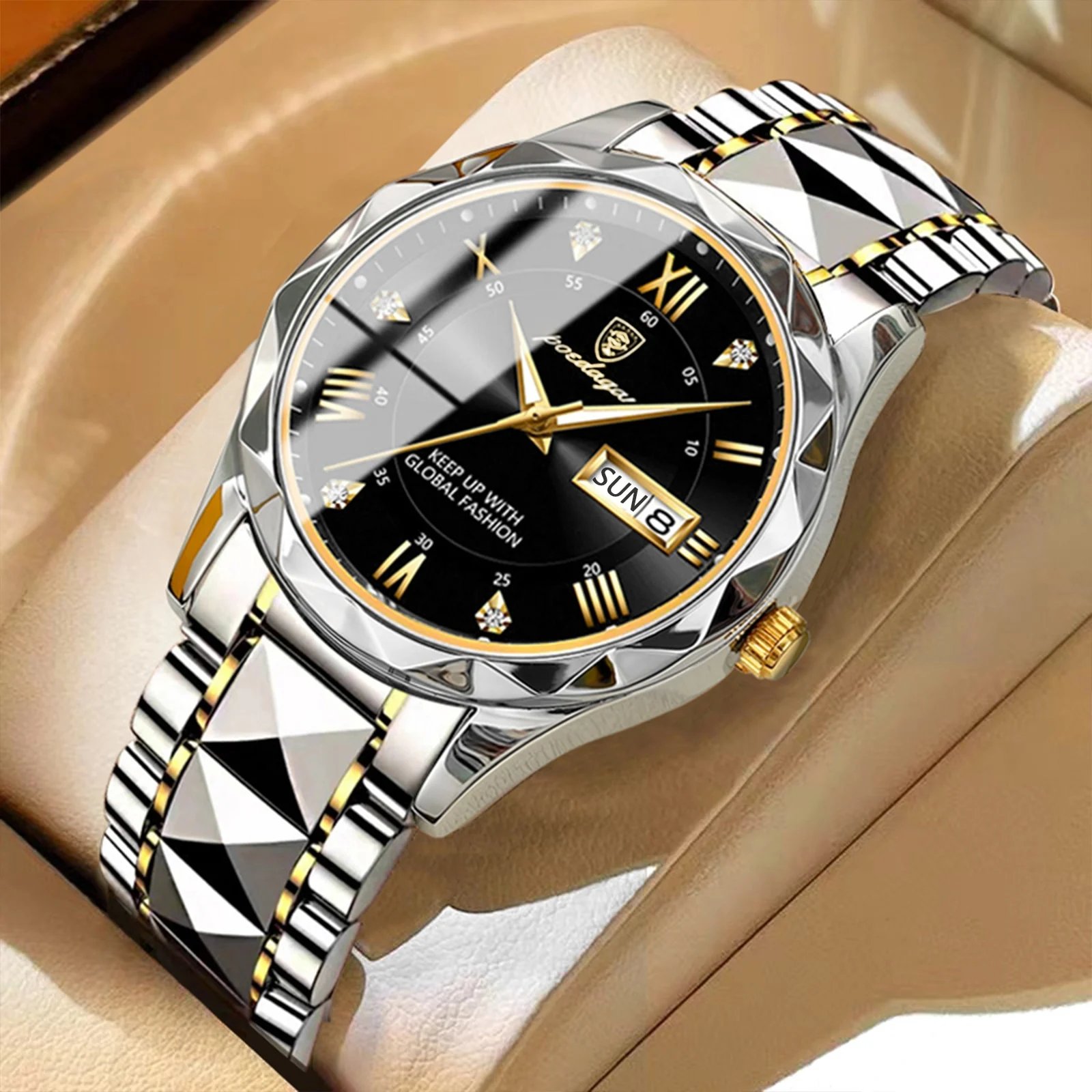 🎁2024 New Year Hot Sale🎁 Waterproof Top Brand Luxury Man Wristwatch With Luminous