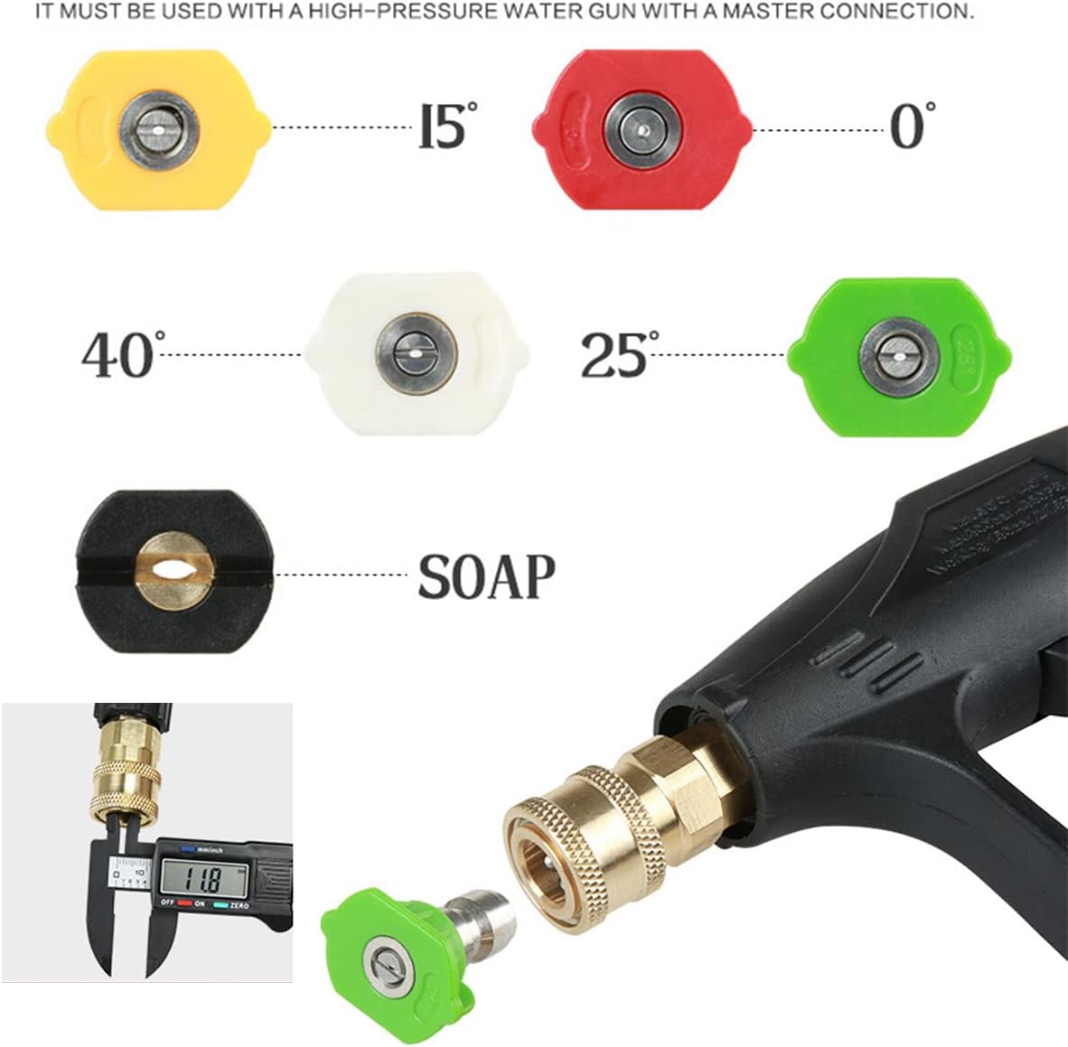 🔥Summer Hot Sale Promotion-49% OFF-🧼Foam Cannon Dual Connector Accessory