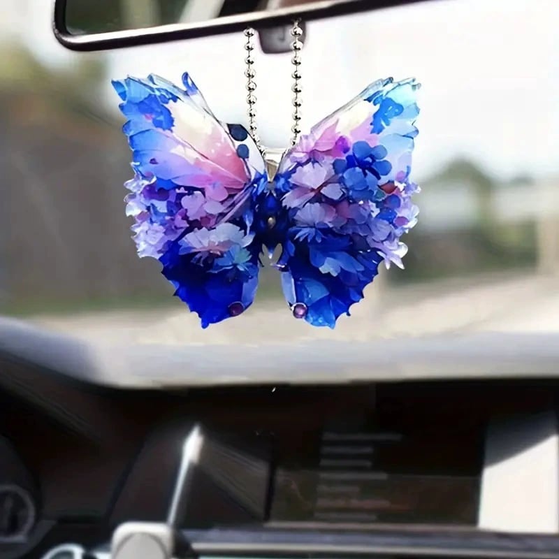 🦋Crystal Butterfly Acrylic Pendant