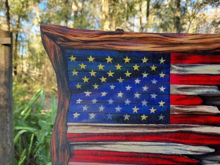 🔥Last Day Flash Sale - 49% OFF🔥 -Wooden American Flag