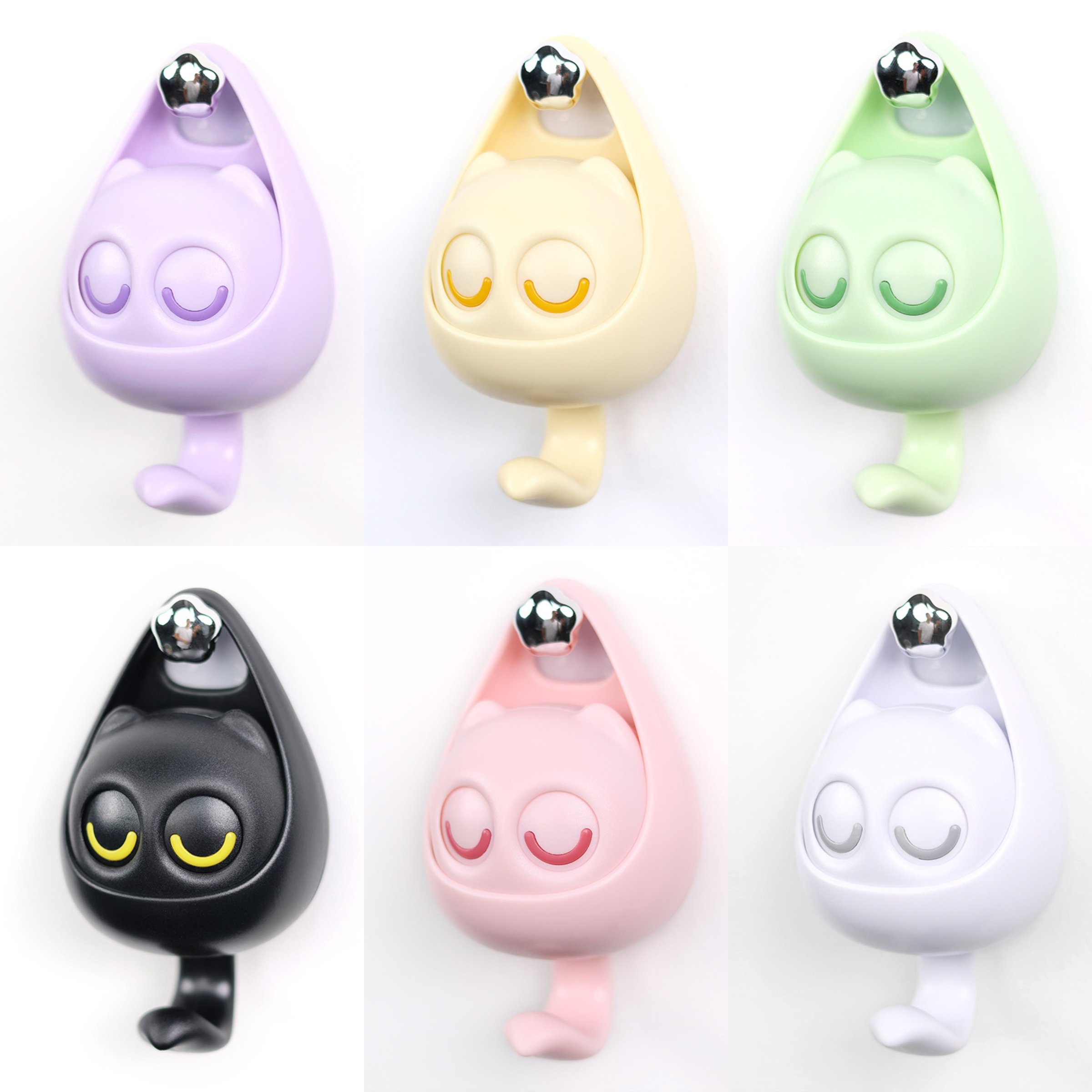 Cute cat winking hook