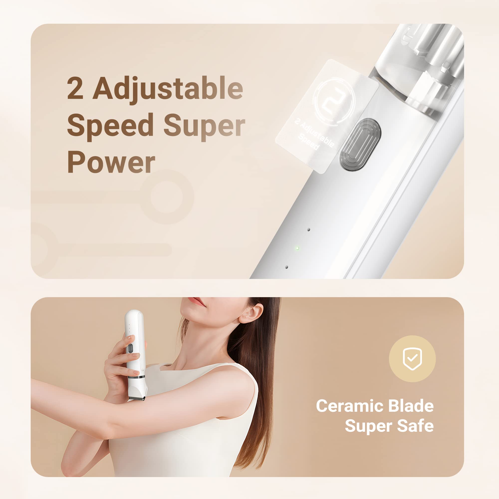 (🔥HOT SALE NOW 49% OFF) - 4-in-1 Electric Clippers with 4 Interchangeable Blades