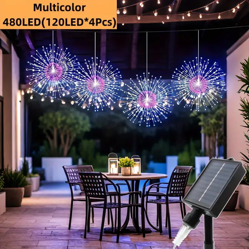 🎄Early Christmas Sale 49% OFF🎁Solar Twinkle Hanging Lights🎇