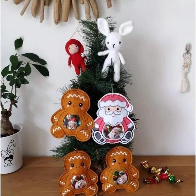 🎄Cute Peekaboo Snack Bag |  Perfect addition to Christmas