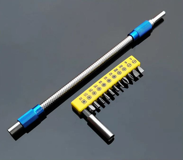 （49% OFF）Hexagonal Shank Metal Flex Universal Extension Bit Holder