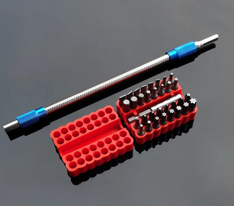 （49% OFF）Hexagonal Shank Metal Flex Universal Extension Bit Holder