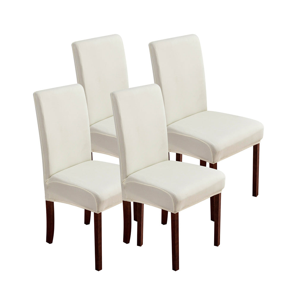 「🎄Christmas Sale- 40% Off」Soft Spandex Solid Color Stretch Dining Chair Covers