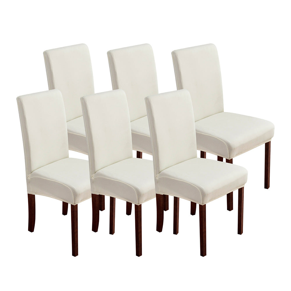 「🎄Christmas Sale- 40% Off」Soft Spandex Solid Color Stretch Dining Chair Covers