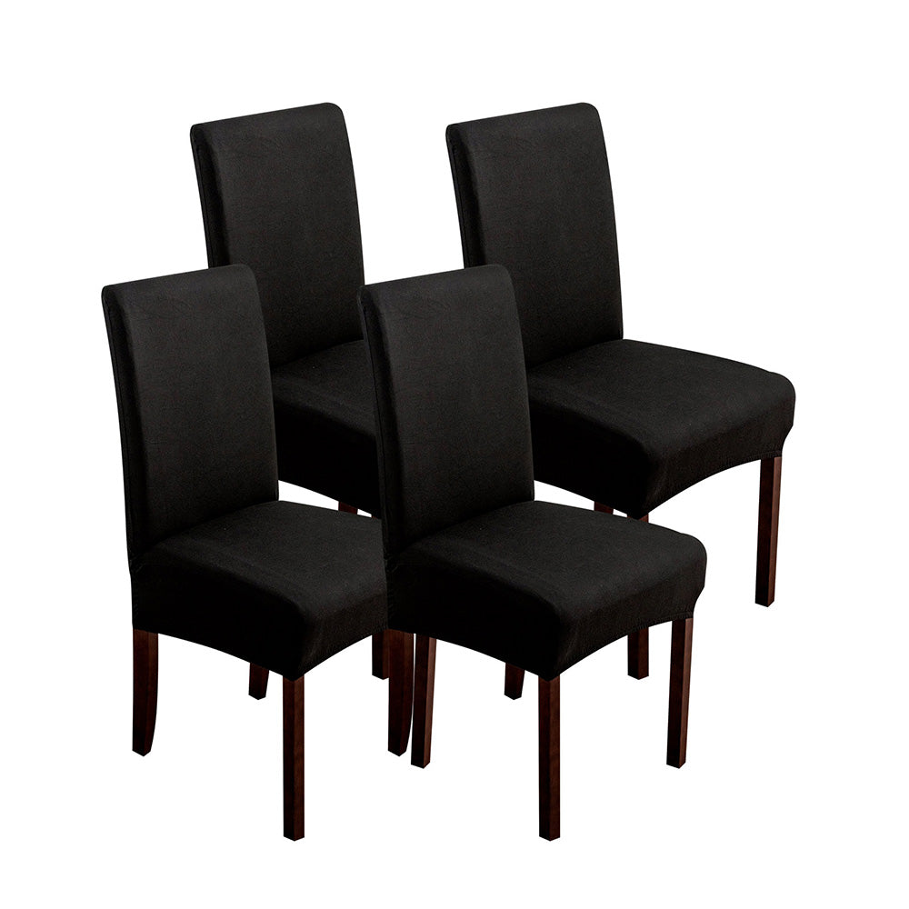 「🎄Christmas Sale- 40% Off」Soft Spandex Solid Color Stretch Dining Chair Covers