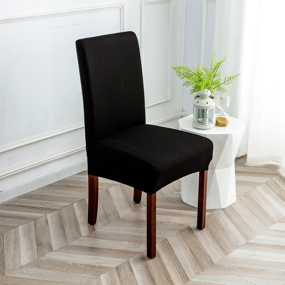 「🎄Christmas Sale- 40% Off」Soft Spandex Solid Color Stretch Dining Chair Covers