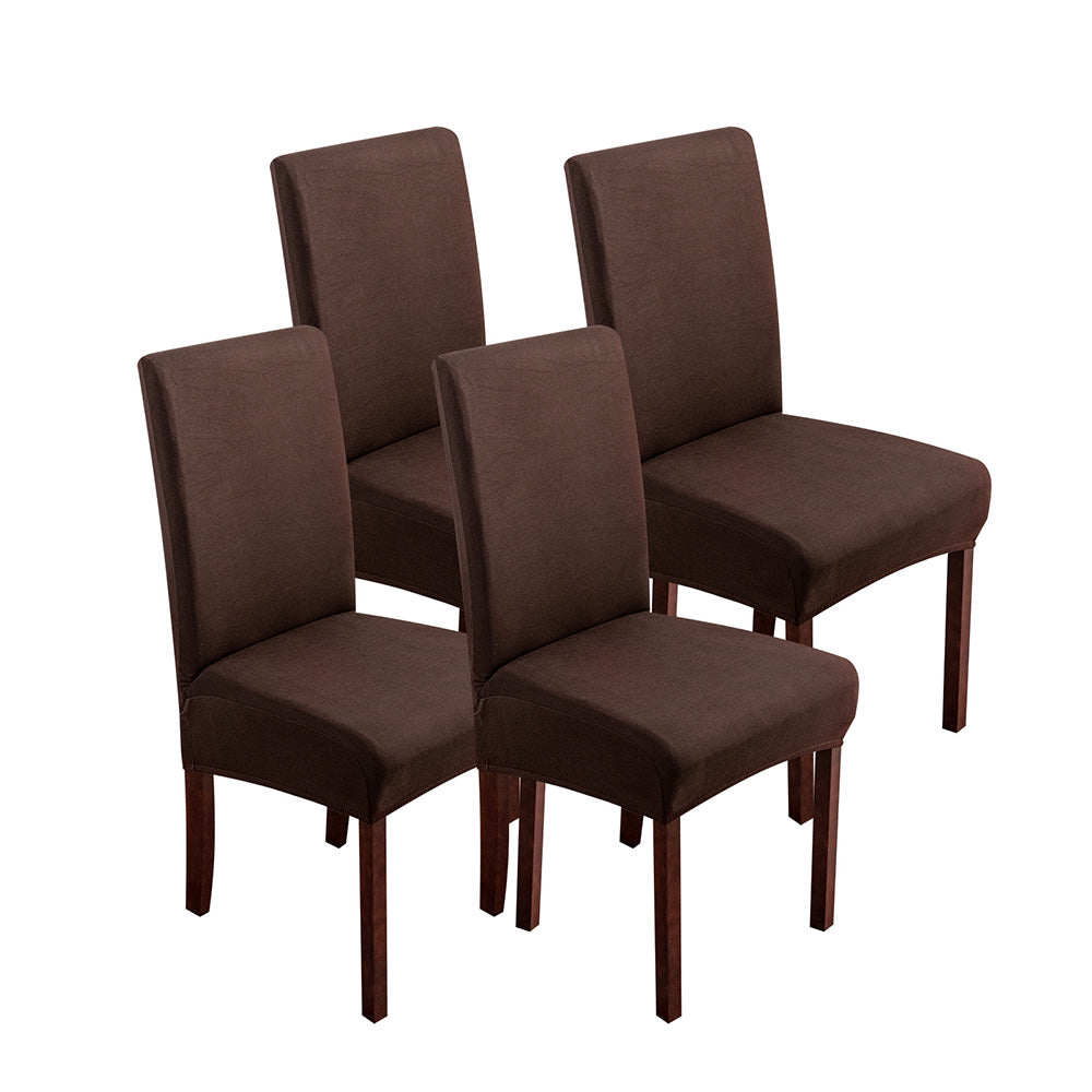 「🎄Christmas Sale- 40% Off」Soft Spandex Solid Color Stretch Dining Chair Covers