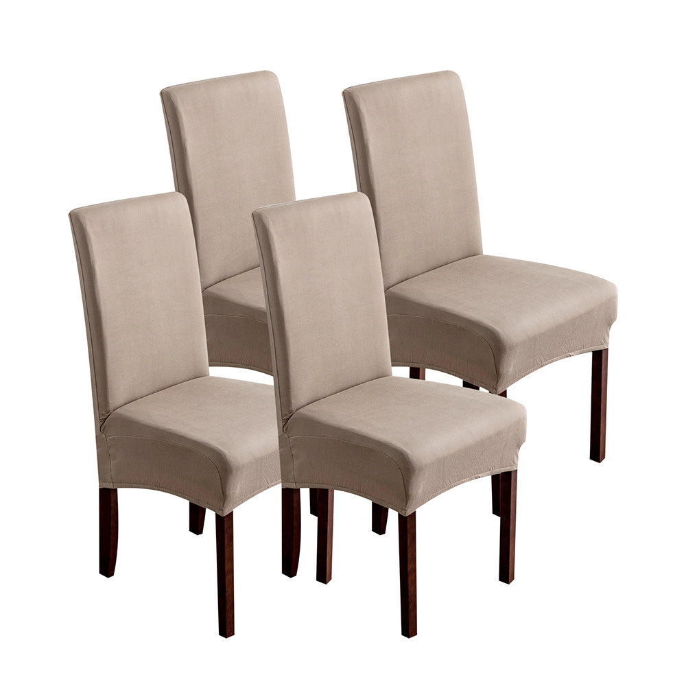 「🎄Christmas Sale- 40% Off」Soft Spandex Solid Color Stretch Dining Chair Covers
