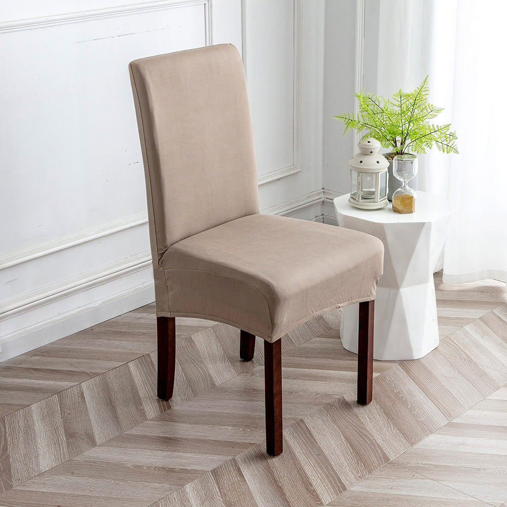 「🎄Christmas Sale- 40% Off」Soft Spandex Solid Color Stretch Dining Chair Covers