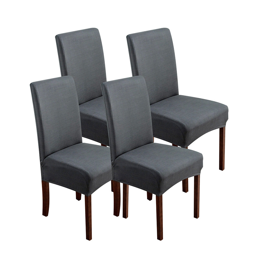 「🎄Christmas Sale- 40% Off」Soft Spandex Solid Color Stretch Dining Chair Covers