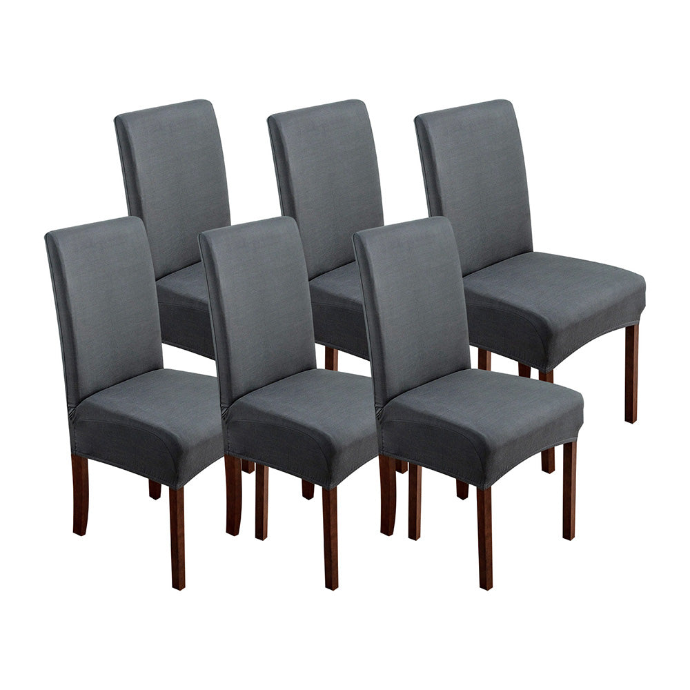 「🎄Christmas Sale- 40% Off」Soft Spandex Solid Color Stretch Dining Chair Covers