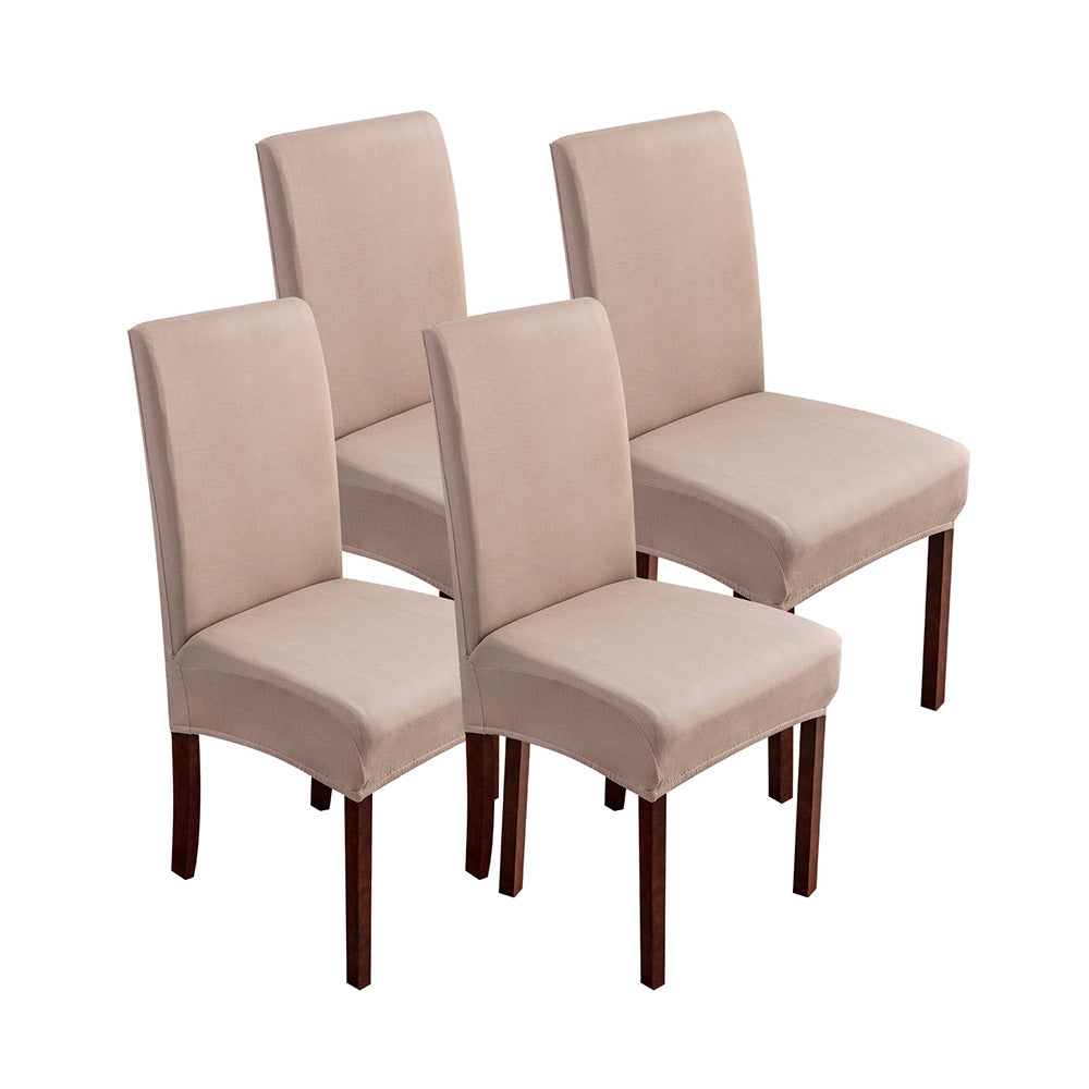 「🎄Christmas Sale- 40% Off」Soft Spandex Solid Color Stretch Dining Chair Covers