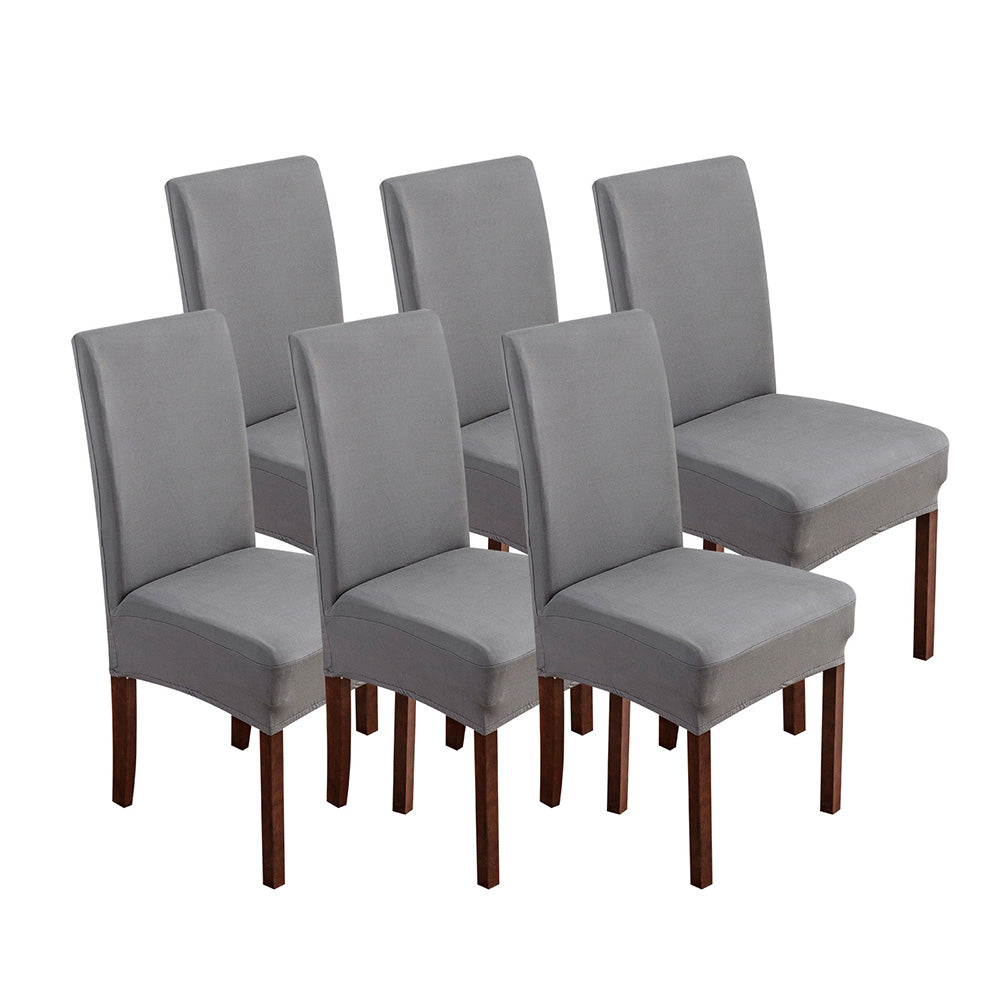 「🎄Christmas Sale- 40% Off」Soft Spandex Solid Color Stretch Dining Chair Covers