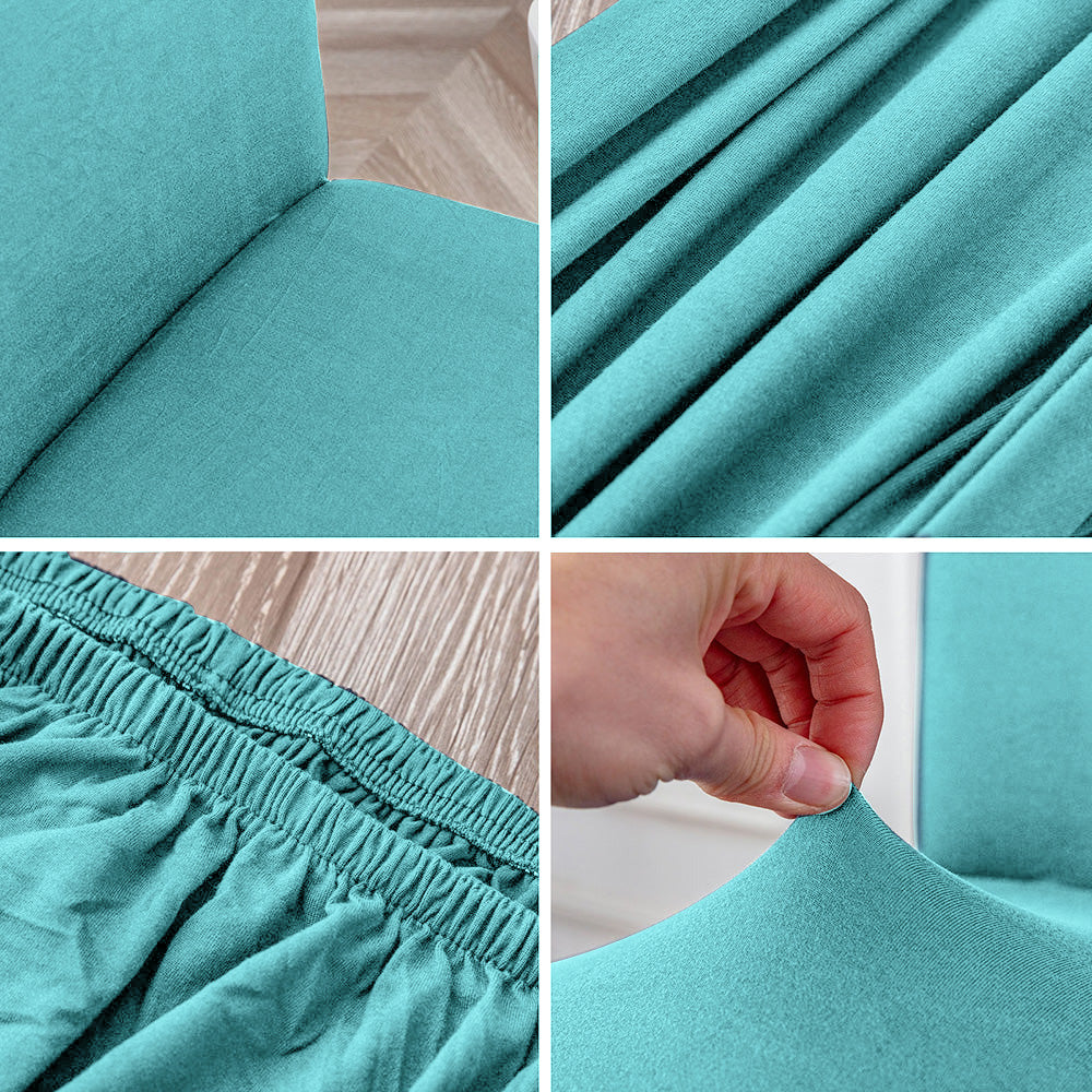 「🎄Christmas Sale- 40% Off」Soft Spandex Solid Color Stretch Dining Chair Covers