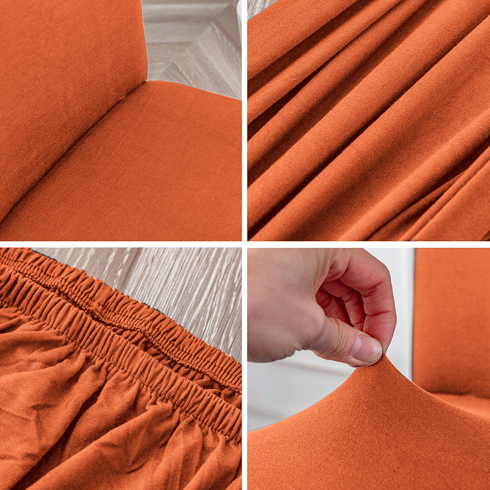 「🎄Christmas Sale- 40% Off」Soft Spandex Solid Color Stretch Dining Chair Covers