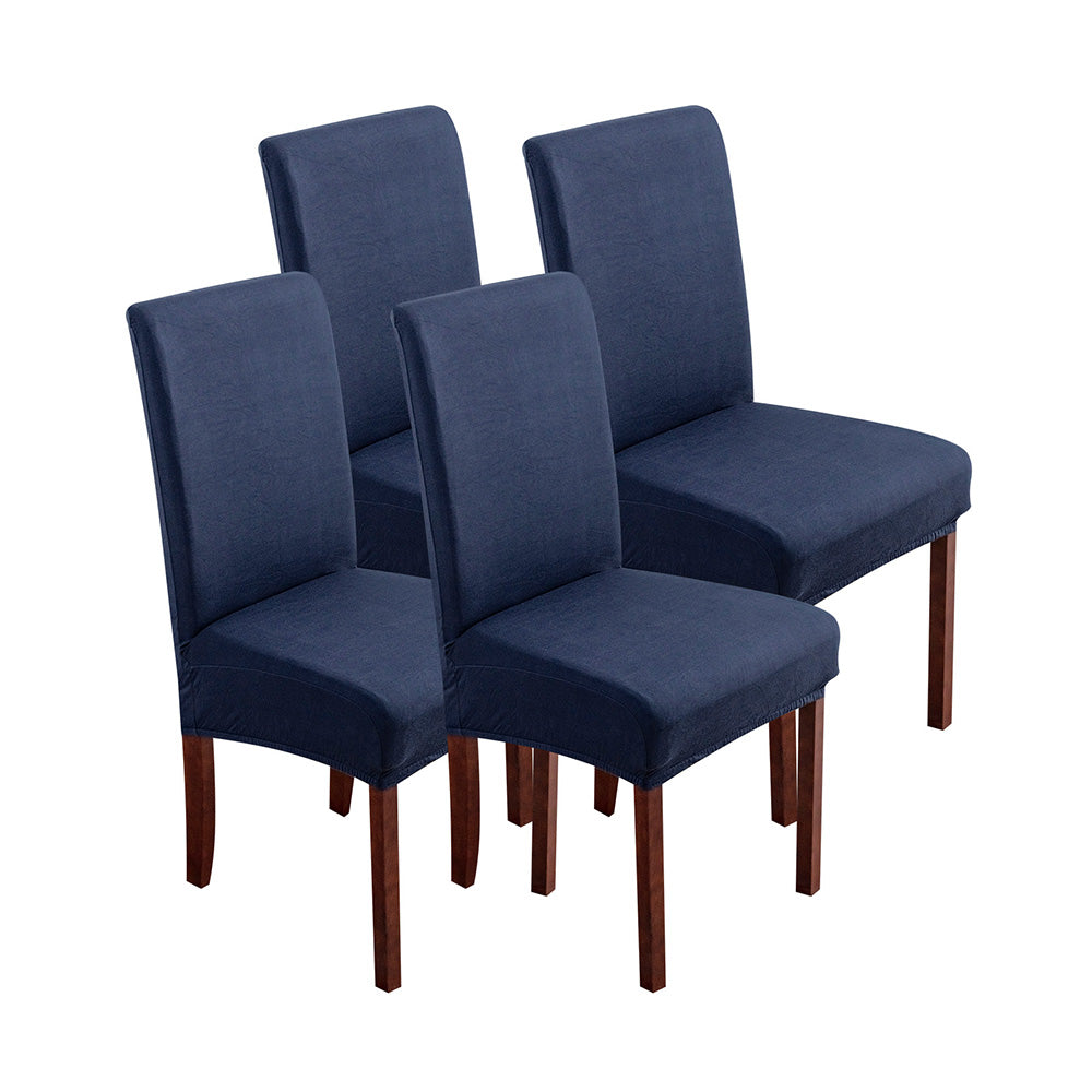 「🎄Christmas Sale- 40% Off」Soft Spandex Solid Color Stretch Dining Chair Covers