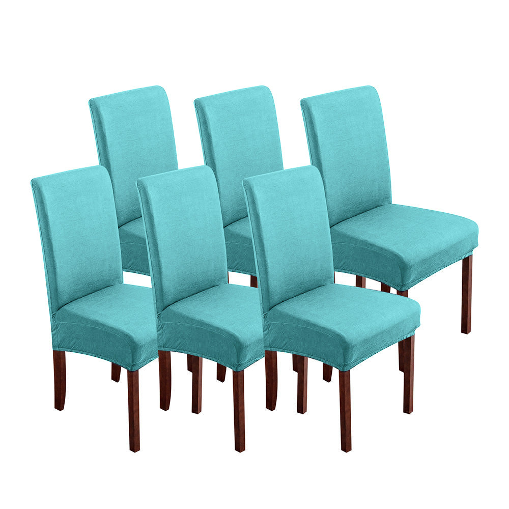 「🎄Christmas Sale- 40% Off」Soft Spandex Solid Color Stretch Dining Chair Covers