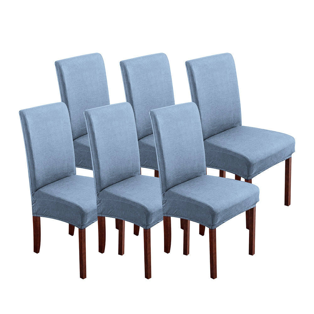 「🎄Christmas Sale- 40% Off」Soft Spandex Solid Color Stretch Dining Chair Covers