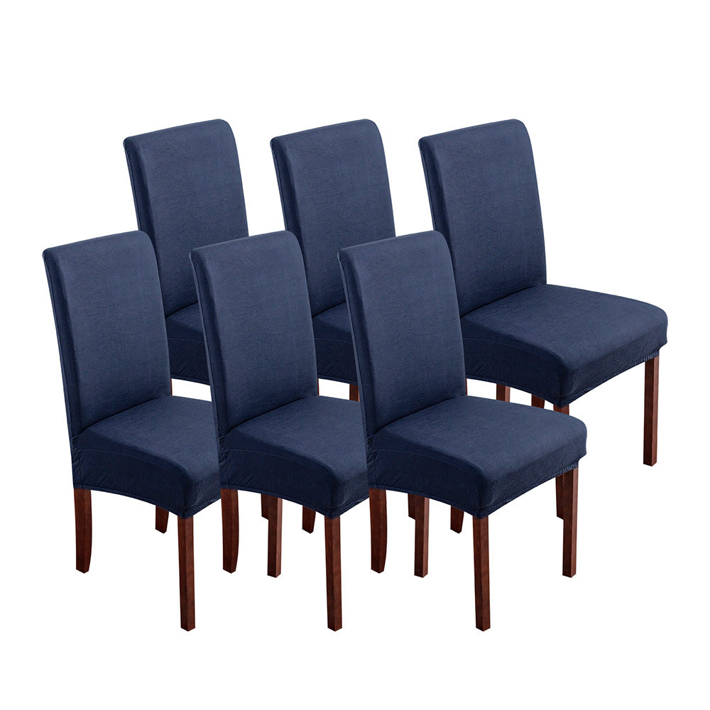 「🎄Christmas Sale- 40% Off」Soft Spandex Solid Color Stretch Dining Chair Covers