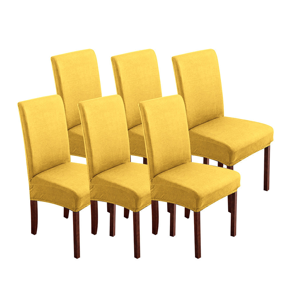 「🎄Christmas Sale- 40% Off」Soft Spandex Solid Color Stretch Dining Chair Covers