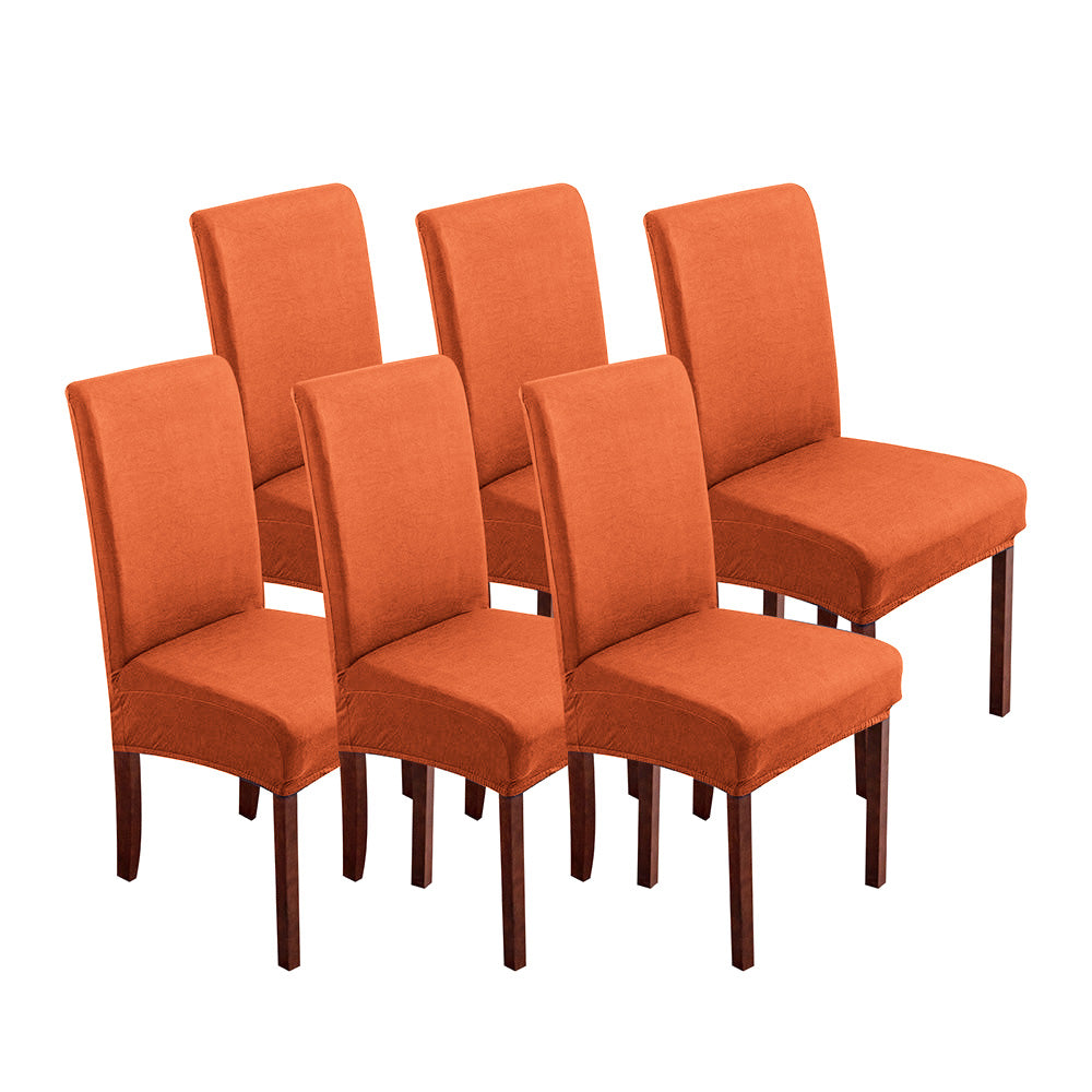 「🎄Christmas Sale- 40% Off」Soft Spandex Solid Color Stretch Dining Chair Covers