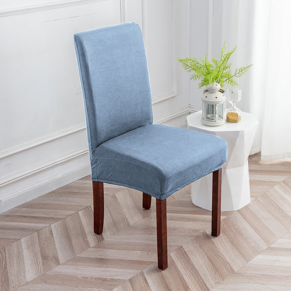 「🎄Christmas Sale- 40% Off」Soft Spandex Solid Color Stretch Dining Chair Covers