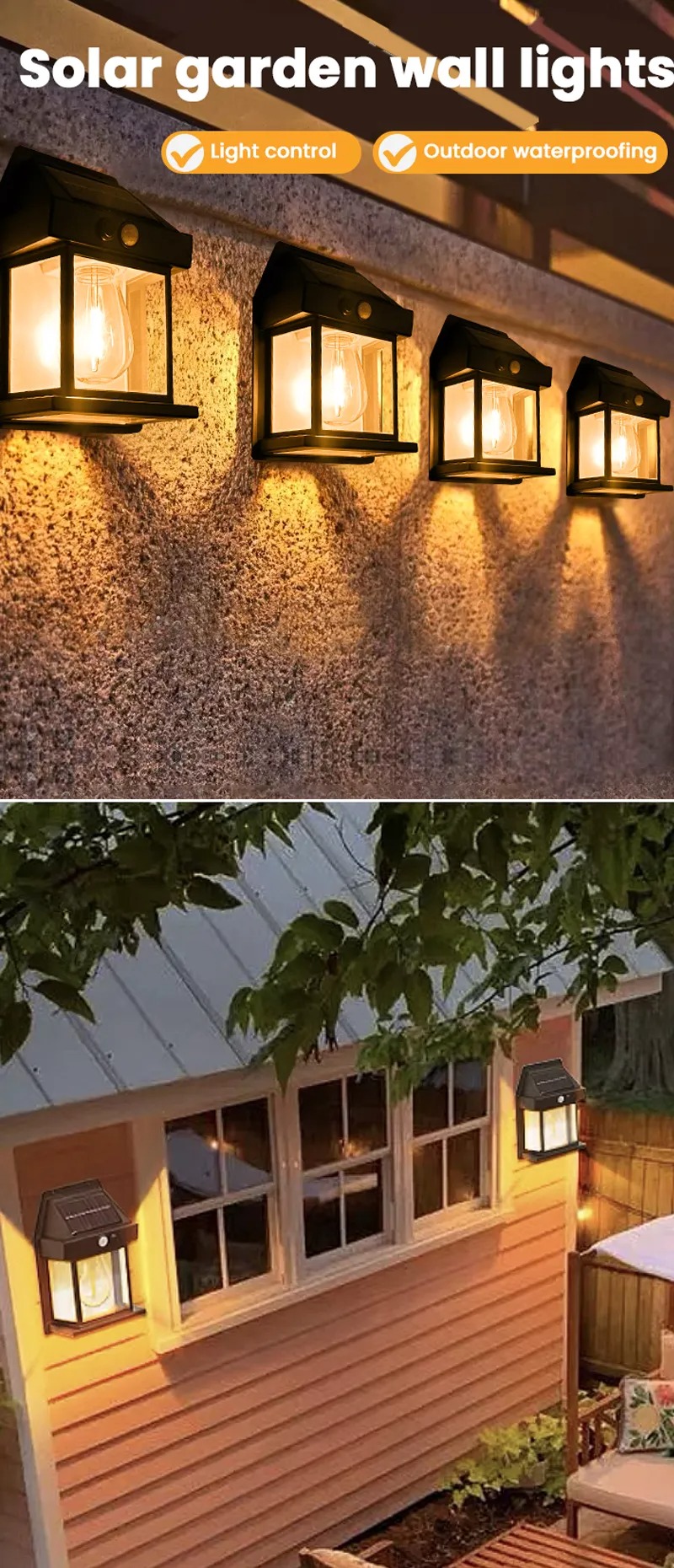 🎁Limited Time Sale 48% OFF💕2023 New Outdoor Solar Wall Lamp