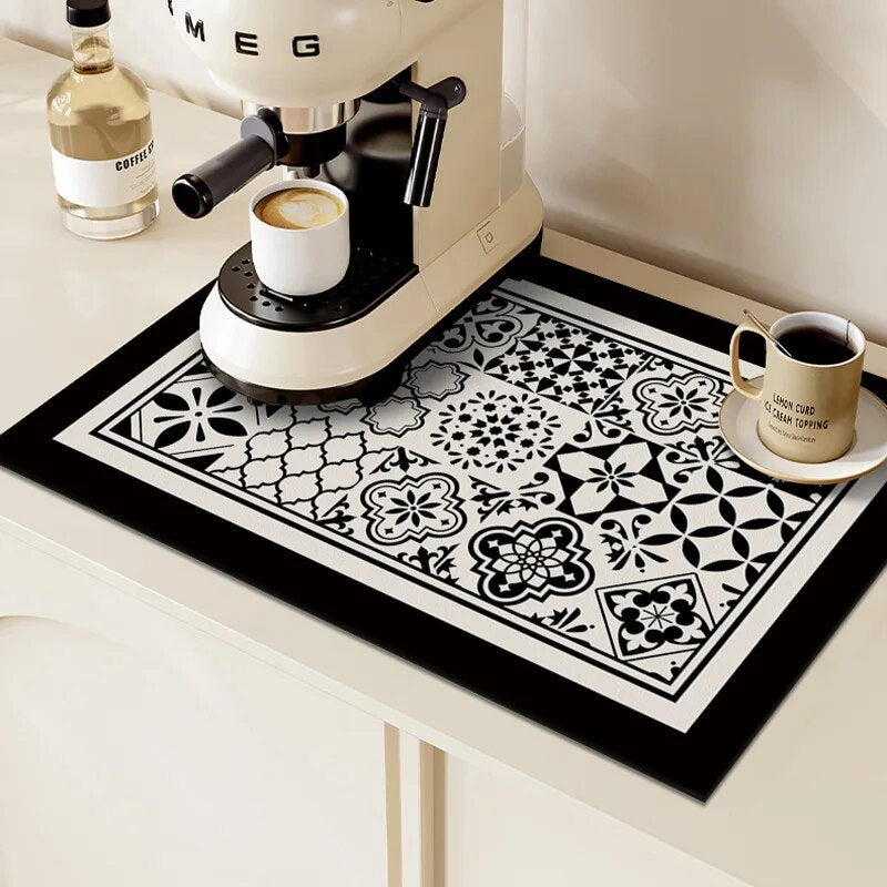 Absorbent Pad Heat Insulation Mat Nordic Simple Soft And Foldable Anti-Scald