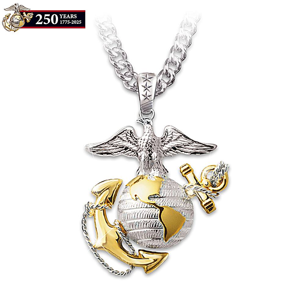 USMC 250th anniversary Strong Necklace