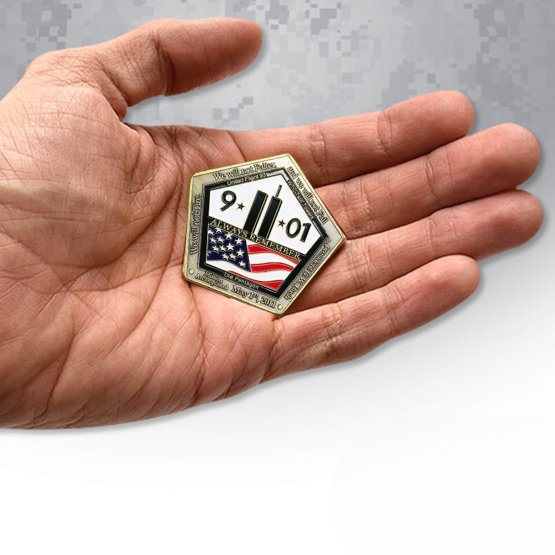September 11th Mission Accomplished Challenge Coin
