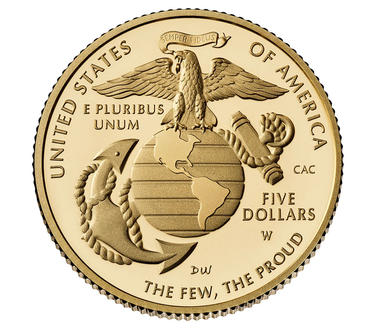U.S. Marine Corps 250th anniversary coin
