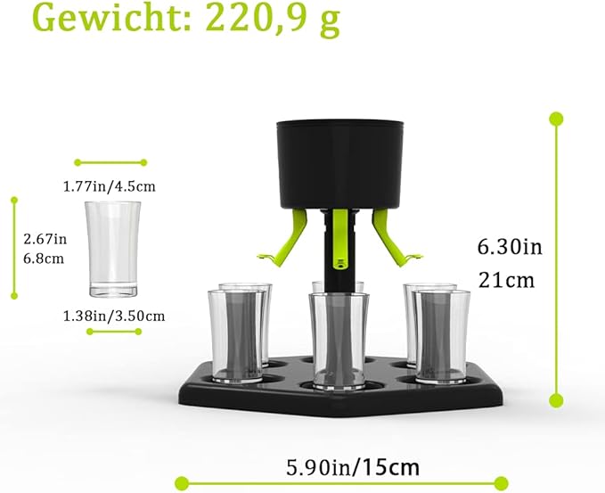 🍾🍾Party Gathering Beer Beverage Hexagon Dispenser🍻(comes with 6 free cups)