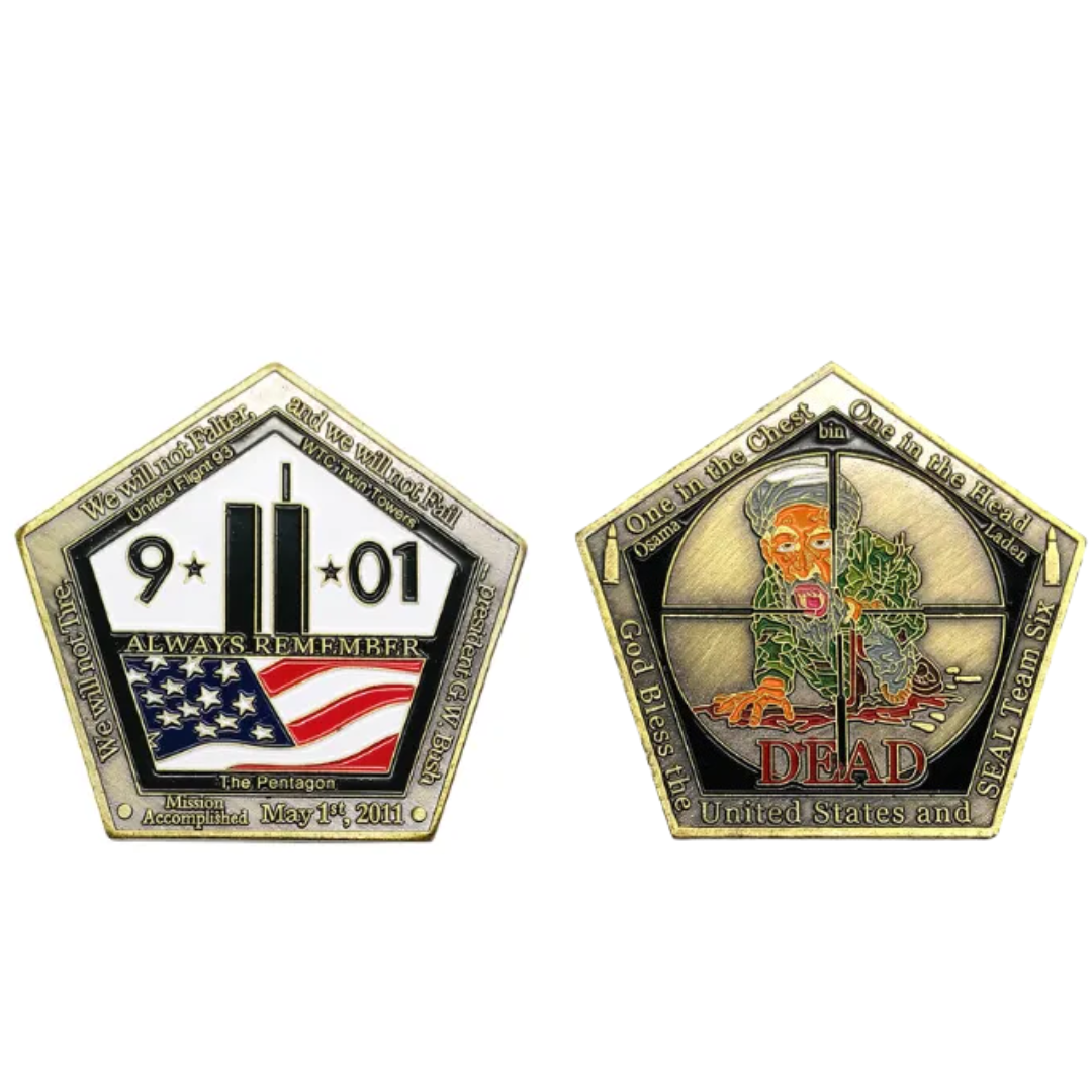 September 11th Mission Accomplished Challenge Coin
