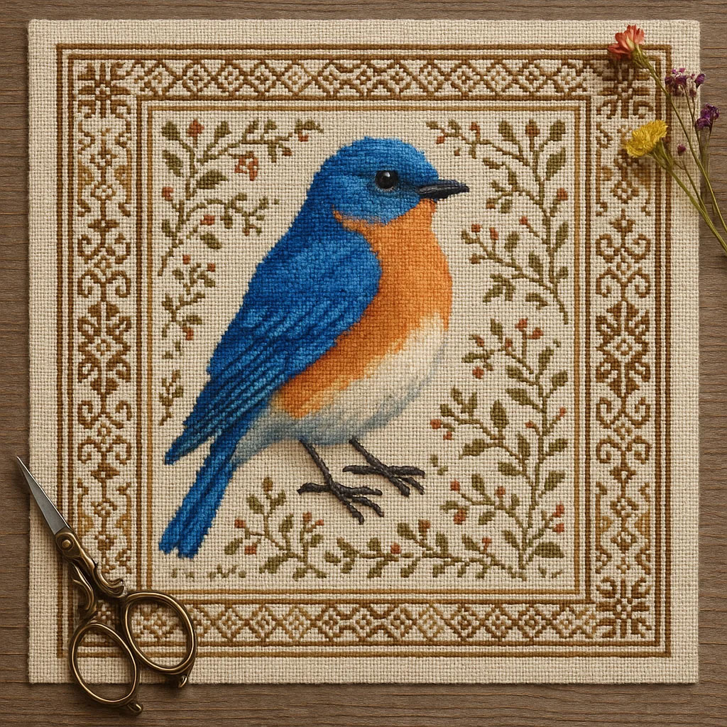 Cardinal Cross Stitch Kit