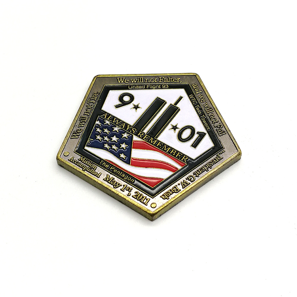September 11th Mission Accomplished Challenge Coin